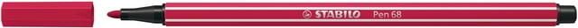 Stabilo Viltstift Pen 68 50 medium donkerrood - Foto 2