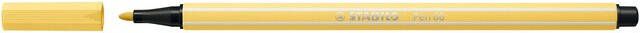 Stabilo Viltstift Pen 68 23 medium lichtgeel