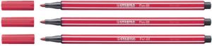 Stabilo Viltstift Pen 68 50 donkerrood