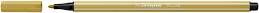 Stabilo Viltstift Pen 68 66 medium khaki