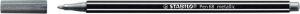 Stabilo Viltstift Pen 68 805 metallic zilver