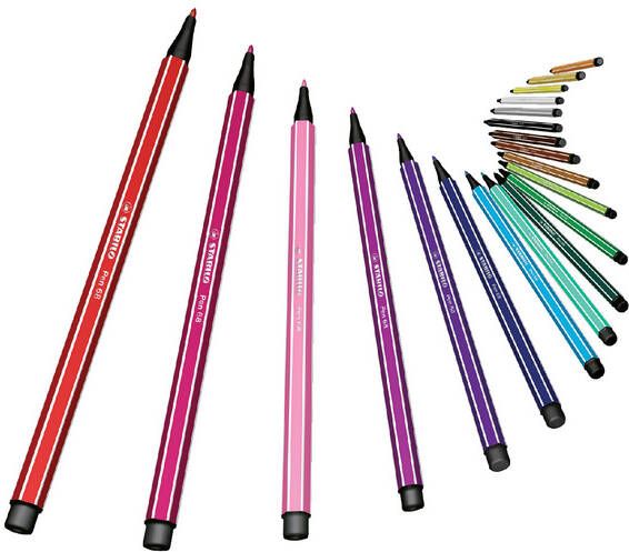 Stabilo Viltstift Pen 68 88 licht oker