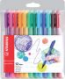 Stabilo pointMax schrijfstift 0 8 mm etui van 12 stuks in geassorteerde kleuren - Thumbnail 2