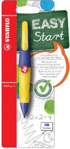 Stabilo EASYergo vulpotlood 1 4 mm voor rechtshandigen blister van 1 stuk paars en geel