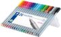 Staedtler fineliner Triplus geassorteerde kleuren opstelbare box met 20 stuks - Thumbnail 2