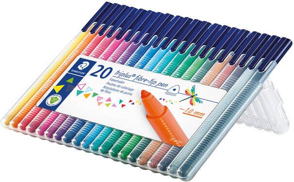 Staedtler viltstift Triplus Color opstelbare box met 20 kleuren - Foto 2