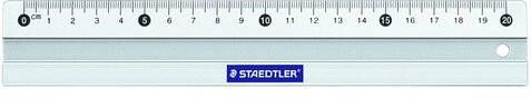 Staedtler Liniaal 563 200mm aluminium