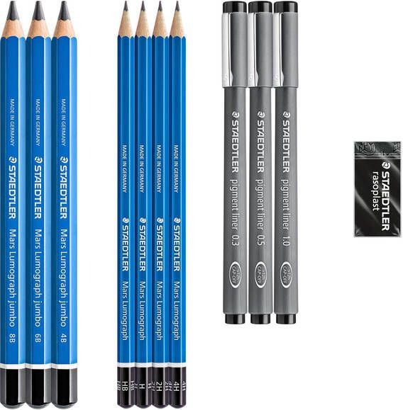 Staedtler Potlood Design Journey schetsset 12 delig - Foto 2