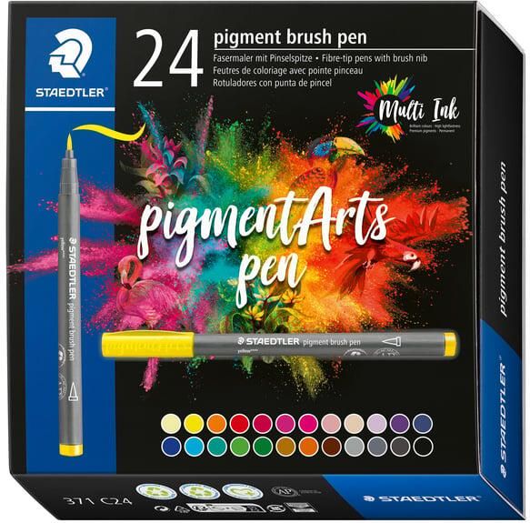 Staedtler Brushpen PigmentArts set Ã  24 kleuren - Foto 2