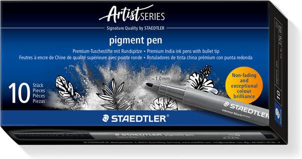 Staedtler Fijnschrijver PigmentArts Intens zwart