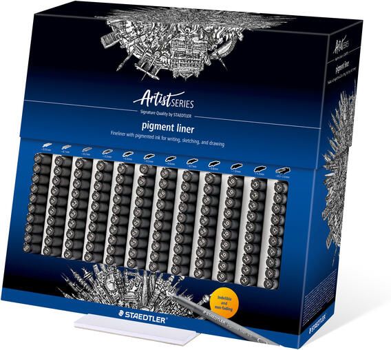 Staedtler Fineliner pigment 308 displayà 120st ass