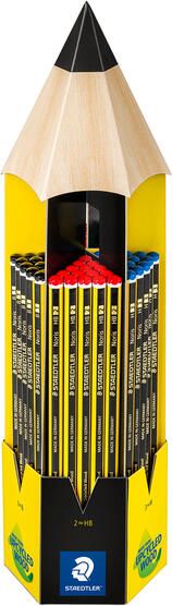Staedtler Potlood Noris display 90 stuks assorti
