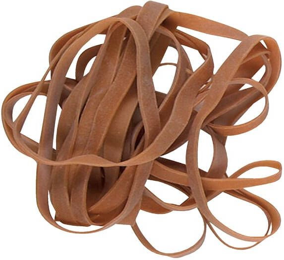 Standard Rubber Band Elastiek s 36 120x2.5mm 500gr 670 stuks bruin