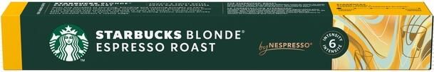 Starbucks by Nespresso koffiecapsules blond espresso roast pak van 10 stuks - Foto 2