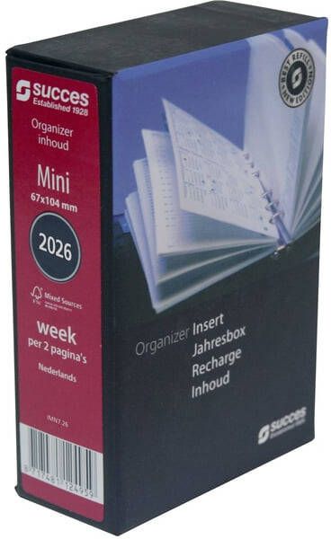 Succes Agendavulling 2026 Mini 7dagen 2pagina's - Foto 2