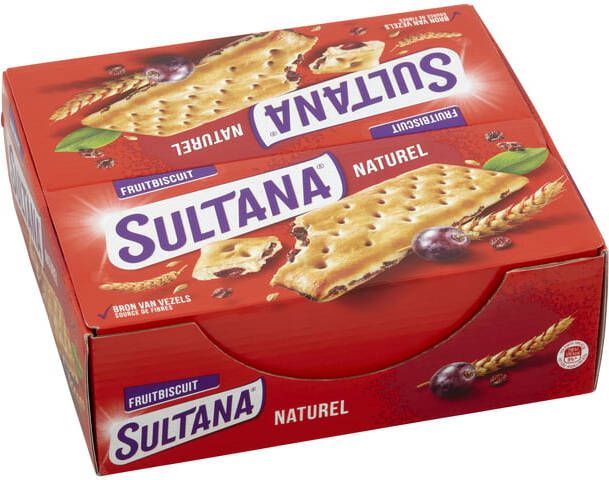 Sultana Fruitbiscuits Naturel 3-pack 43 g