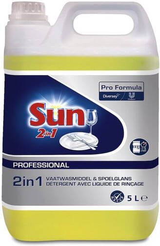 Sun Vaatwasmiddel Pro Formula 2in1 vloeibaar 5L