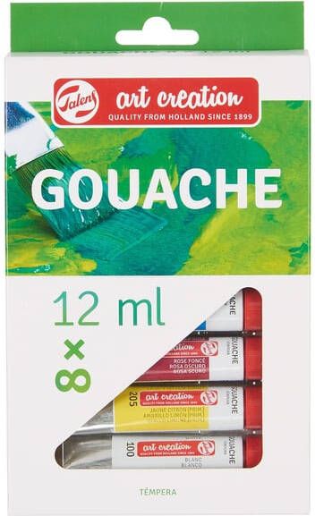 Talens Art Creation Gouache set Ã  8 kleuren