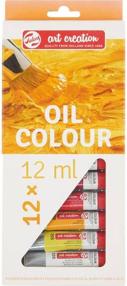 Talens Art Creation olieverf tube van 12 ml set van 12 tubes in geassorteerde kleuren