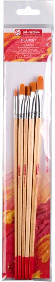Talens Art Creation penselenset polyester geassorteerd set met 5 penselen