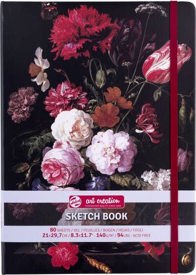 Talens Art Creation Schetsboek 80 witte vellen 140gr 210x297mm stilleven
