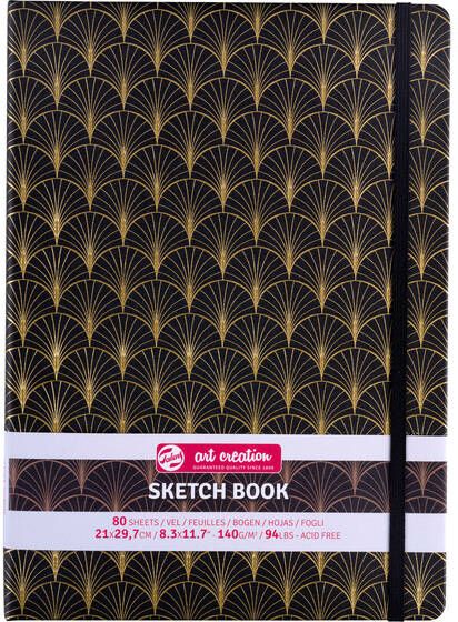 Talens Art Creation Schetsboek Art Deco 21x29 7cm 140gr 80vel