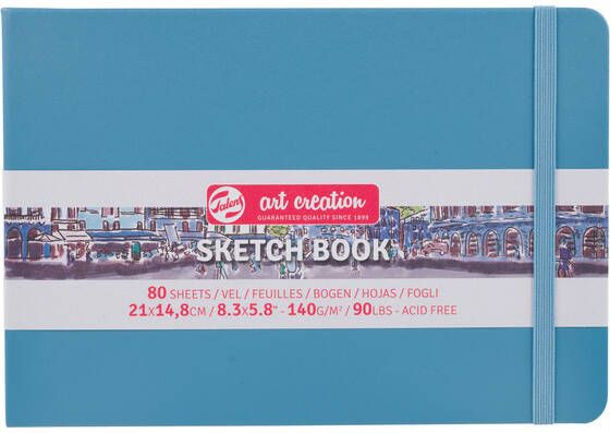 Talens Art Creation Schetsboek blauw 21x15 cm
