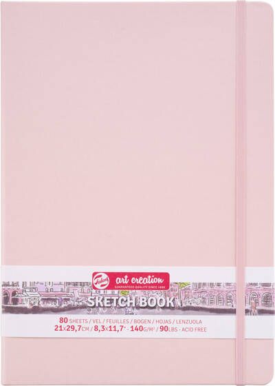 Talens Art Creation schetsboek pastelroze ft 21 x 30 cm