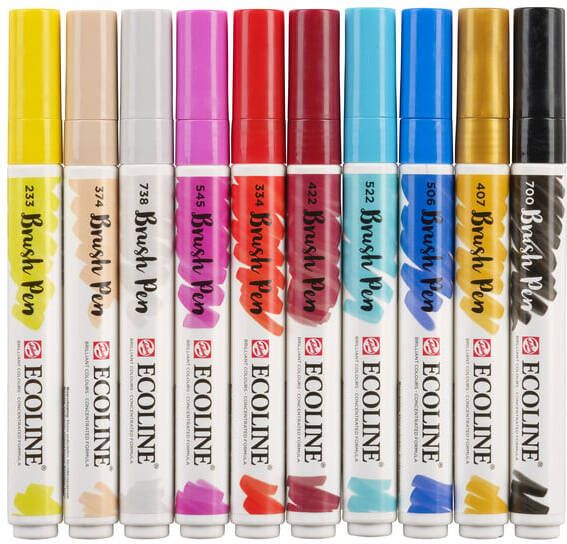 Talens Ecoline Brushpen setà 10 stuks mode