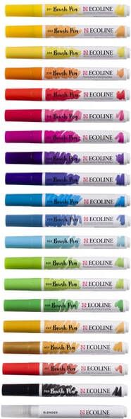 Talens Ecoline Brushpen set Ã¡ 20 stuks landschap