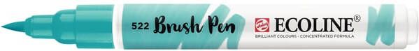 Talens Brushpen Ecoline 522 turquoiseblauw