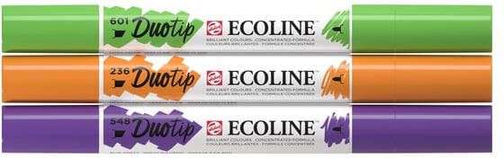 Talens Ecoline Duotip Brush pen etui van 3 stuks secundair