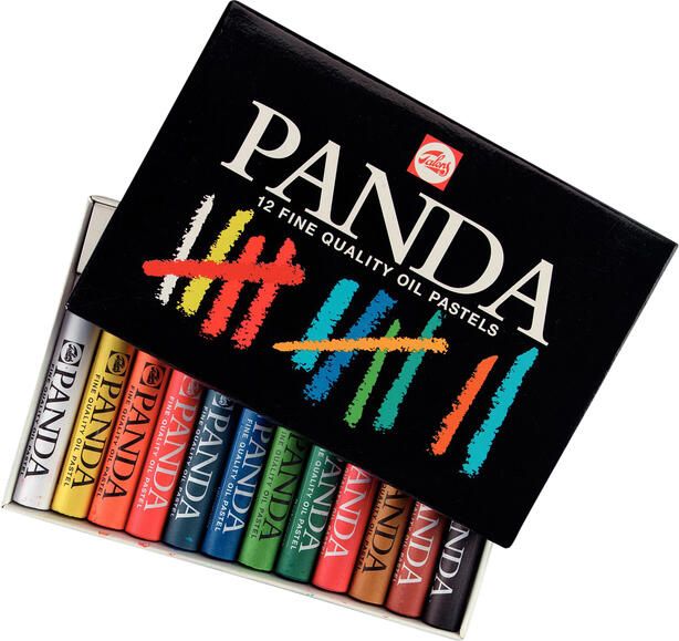 Royal Talens Panda oliepastel doos van 12 pastels - Foto 2