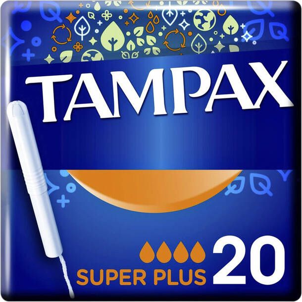 Tampax Super tampons met inbrenghuls pak van 20 stuks