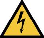 Tarifold Pictogram waarschuwing elektrische spanning 150x133mm - Thumbnail 1