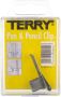 Technisch Bureau van Dantzig Terry Clip tbv 1 pennen potlood zilverkleurig - Thumbnail 2