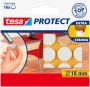 Tesa beschermvilt rond diameter 18 mm wit pak van 16 stuks - Thumbnail 2