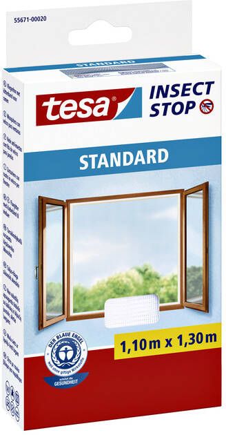 Tesa Insectenhor Â Insect Stop STANDARD raam 1 10x1 30m wit