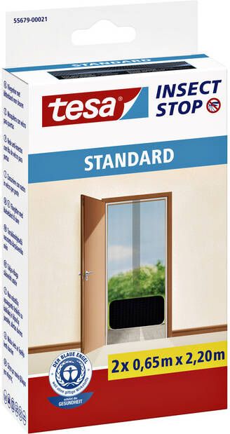 Tesa Insectenhor 55679 voor deuren 2x0 65x2 2m zwart