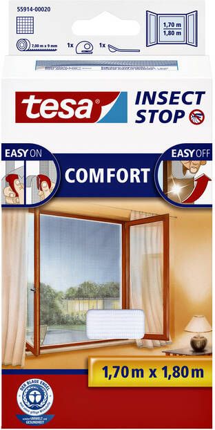 Tesa Insectenhor 55914 voor raam 1 7x1 8m wit