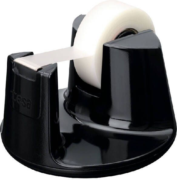 Tesa Plakbandhouder Compact zwart met 1rol tape 19mmx33m