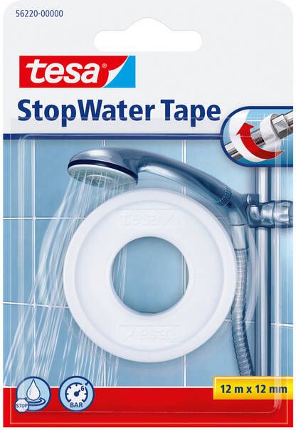 Tesa Reparatietape 56220 stopwater 12mmx12m wit