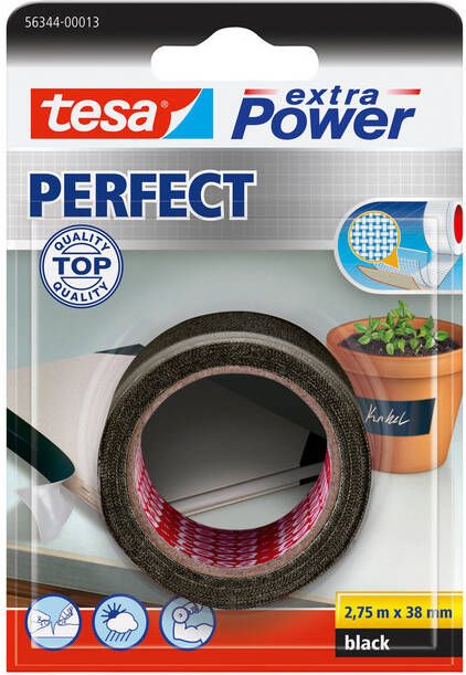Tesa Reparatietape Â extra Power Perfect 2.75mx38mm zwart
