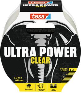 Tesa Tape 56496 Ultra Power Clear 48mmx10m transparant