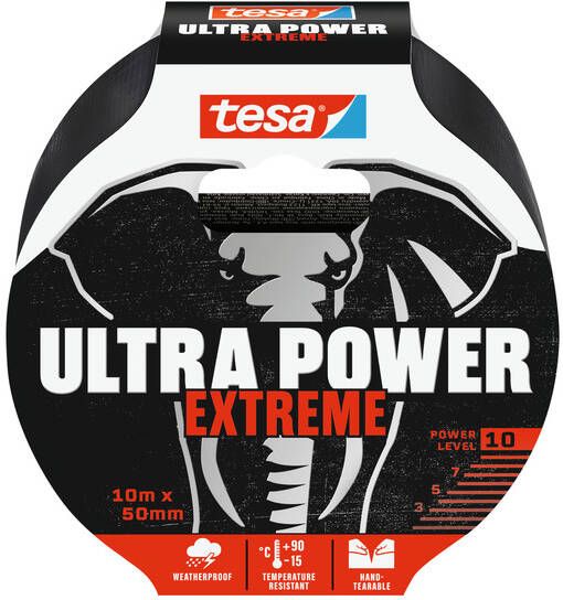Tesa Tape 56622 Ultra Power Extreme 50mmx10m zwart