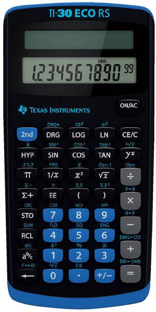 Texas Instruments Texas wetenschappelijke rekenmachine TI-30 ECO RS
