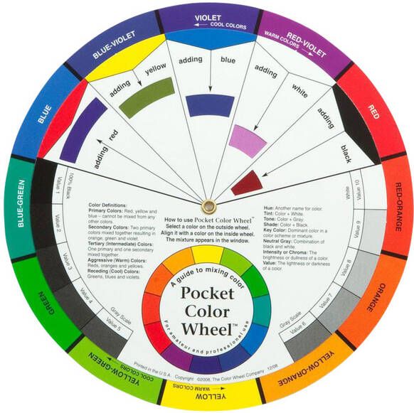 The Color Wheel Comp Kleurenwiel any 23cm