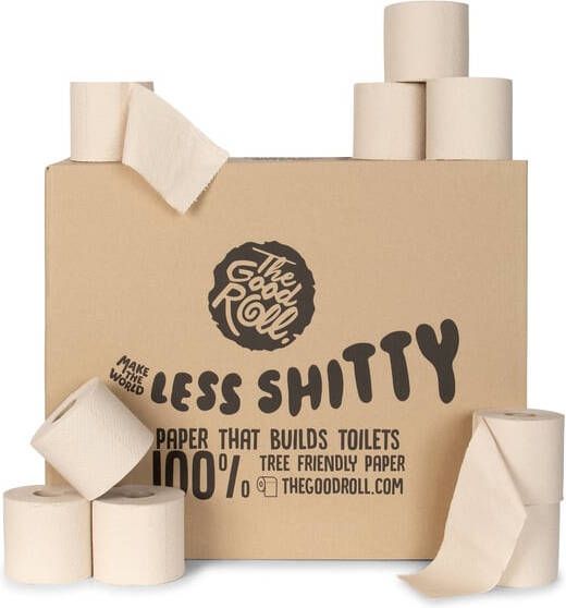 The Good Roll Toiletpapier The Panda Edition Naked bamboe 2-laags 24x300 vel naturel