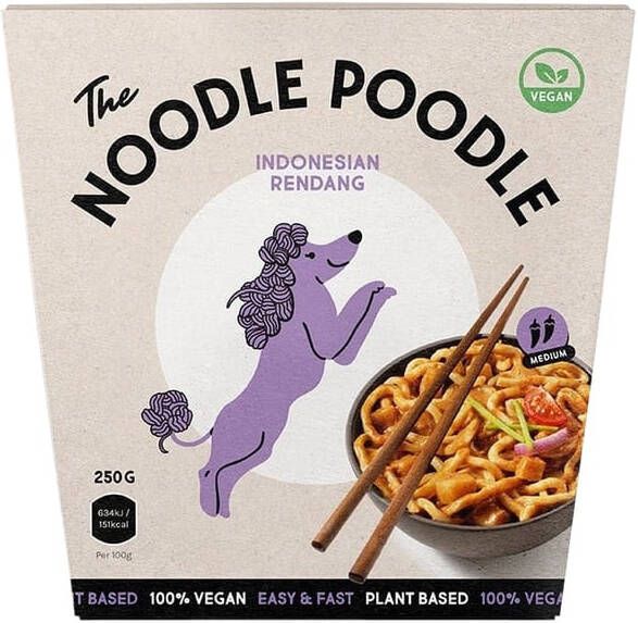 The Noodle Poodle Noodles Indonesische rendang 250gr