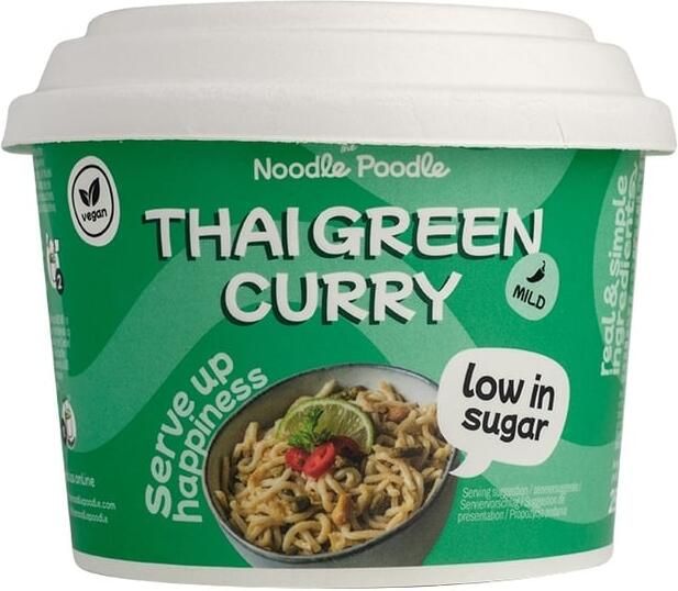 The Noodle Poodle Noodles Thai green curry bak 250 gram